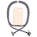 NECKLACY - The Phone Necklace - Handykette "Natural Domino Swirl" (Biodegradable)
