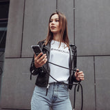 NECKLACY All Black smartphone handykette schwarz handyzubehör necklace handyhüllecrossbody model