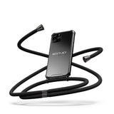 NECKLACY All Black smartphone handykette schwarz handyzubehör necklace handyhüllecrossbody