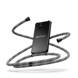 NECKLACY - The Phone Necklace - Handykette "BLACK DOMINO SWIRL"