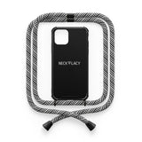 NECKLACY - The Phone Necklace - Handykette "BLACK DOMINO SWIRL"
