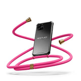 NECKLACY Cotton Candy smartphone handykette rosa pink handyzubehör necklace handyhülle crossbody