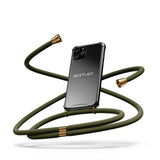 NECKLACY Dark Olive smartphone handykette green grün handyzubehör necklace handyhülle crossbody