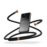 NECKLACY Elegant Black smartphone handykette schwarz gold handyzubehör necklace handyhüllecrossbody