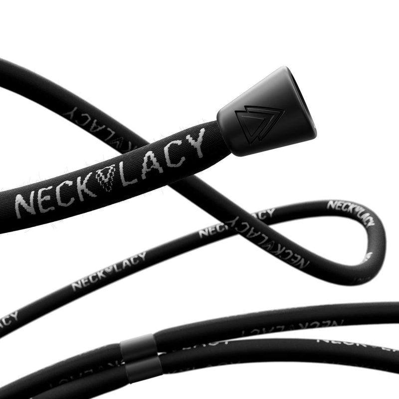 NECKLACY - The Phone Necklace - Handykette "BLACK & White Logo Rope" (limitiert)