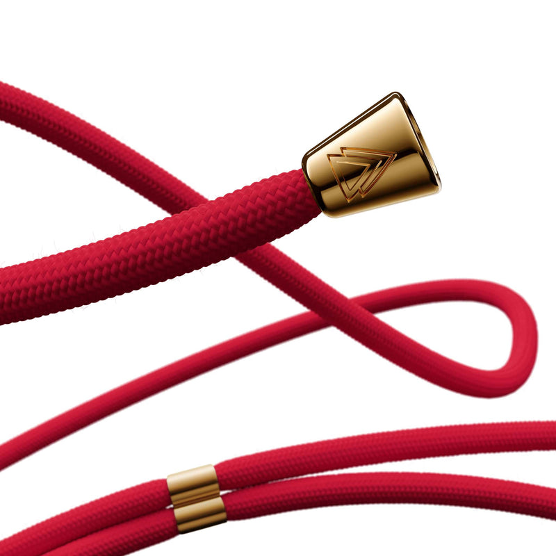 NECKLACY cherry smartphone handykette rot red gold handyzubehör necklace handyhüllecrossbody details